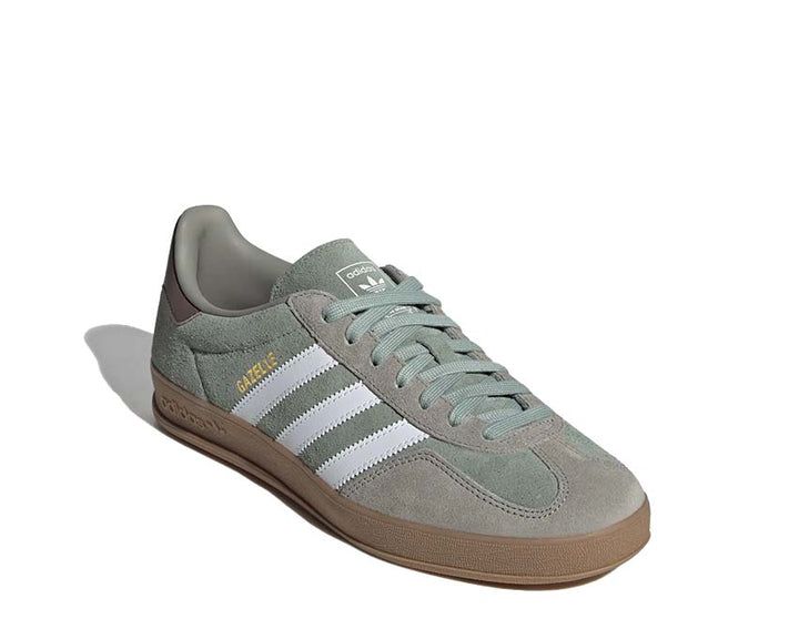 Adidas Gazelle Indoor Silver Pebble / Silver Green - Cloud White JI3526