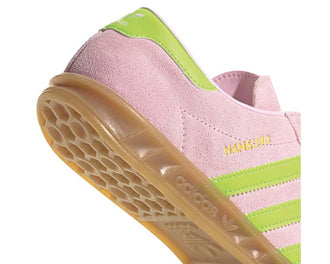Adidas Hamburg W Clear Pink vue latérale — silhouette Hamburg classique
