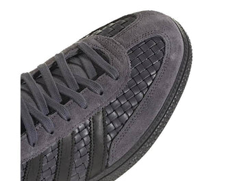 Adidas Handball Spezial Aurora Onix Grey vue latérale — profil bas trois bandes