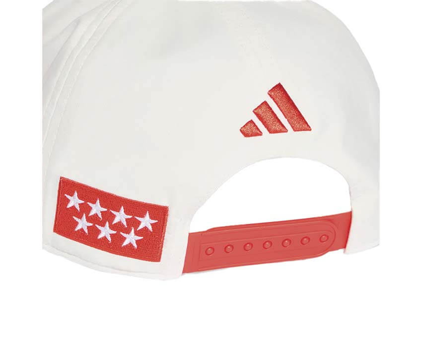 Adidas Mercedes AMG Petronas F1 Madrid Cap "Off White / Red" - casquette unisexe - vue 4