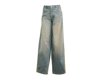 Adidas Premium Essentials Denim Pant — pantalón denim mujer corte recto