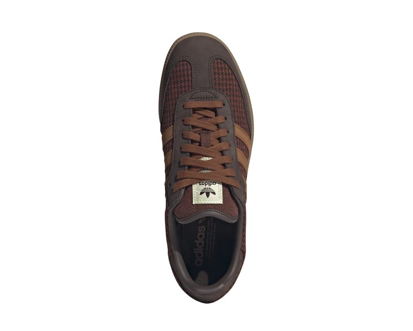 Adidas Samba OG "Pied-de-poule Bordeaux" - sneakers unisexe - vue latérale