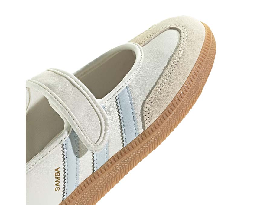 Adidas Samba Jane Cloud White / Gum / Halo Blue JR7339