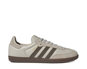 Adidas Samba OG Aluminum Gum — Unisex-Sneaker Leder und Wildleder