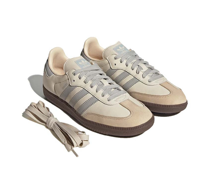 Adidas Samba OG Cream White / Wonder Silver - Sand Strata JH7299