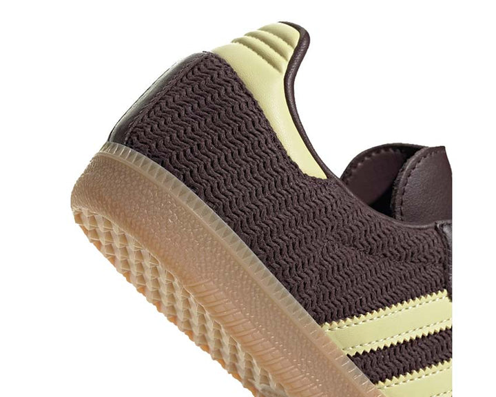 Adidas Samba OG Shadow Brown / Powder Yellow - Gum JR8167