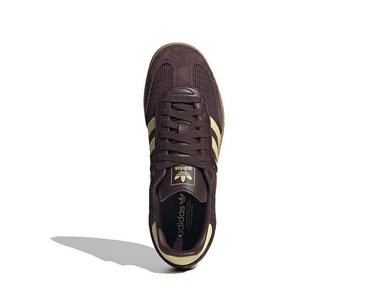 Adidas Samba OG Shadow Brown / Powder Yellow - Gum JR8167