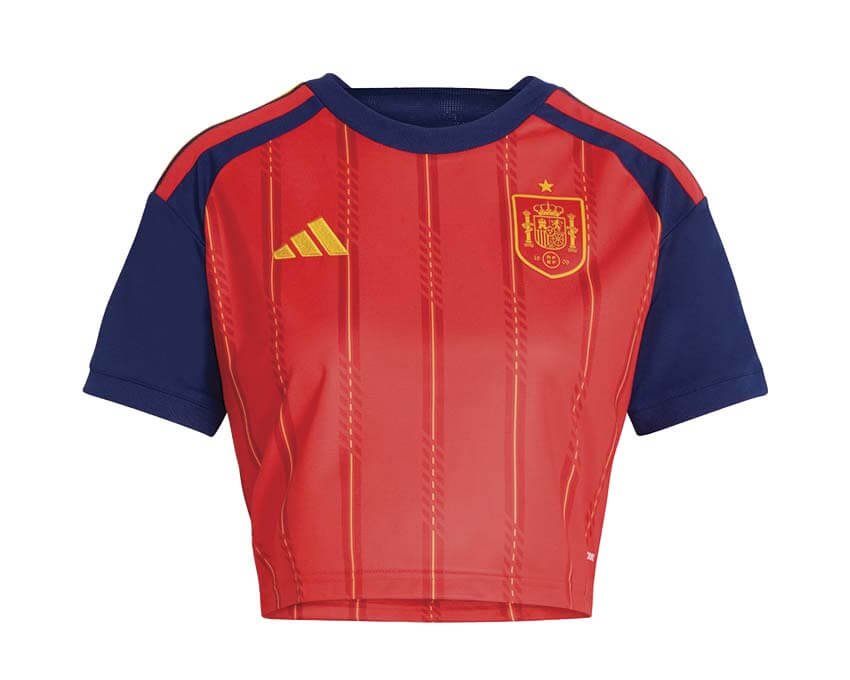Adidas Spain 26 Home Cropped Jersey KE8079