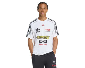 Adidas Teamgeist Moto Graphic Jersey White vue dos — détail imprimé graphique