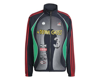 Adidas Teamgeist Moto Tracktop — veste homme zippée style moto