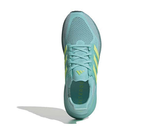Adidas Ultraboost 5 Flash Aqua vue latérale — amorti Boost et cage Torsion