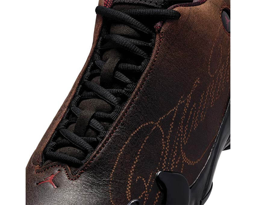 Air Jordan 14 x Mowalola "Burnt Red" IQ5708-001