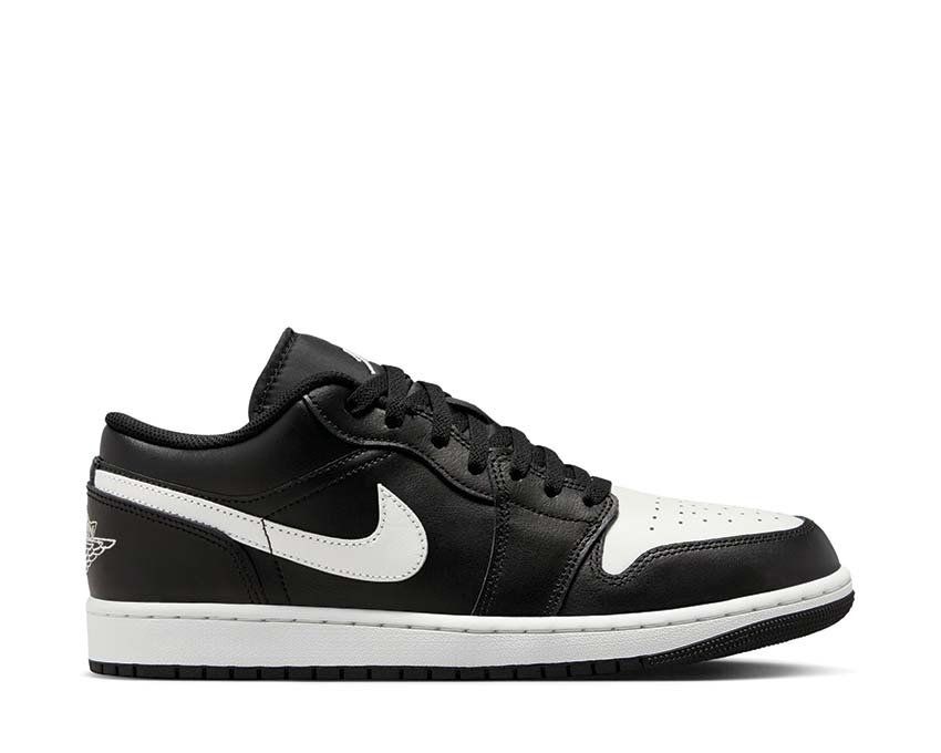  Air Jordan 1 Low Black / Summit White 553558-043 