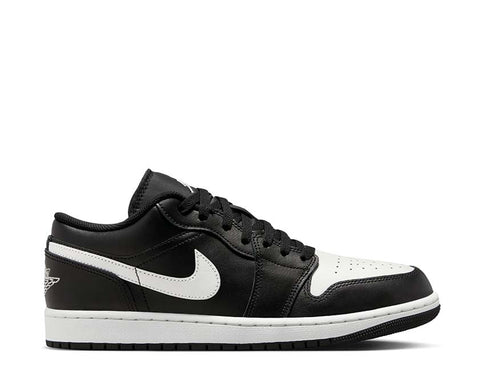  Air Jordan 1 Low Black / Summit White 553558-043 