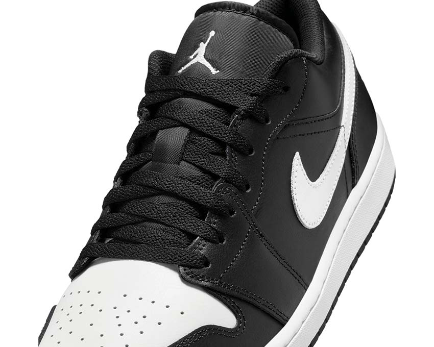  Air Jordan 1 Low Black / Summit White 553558-043 