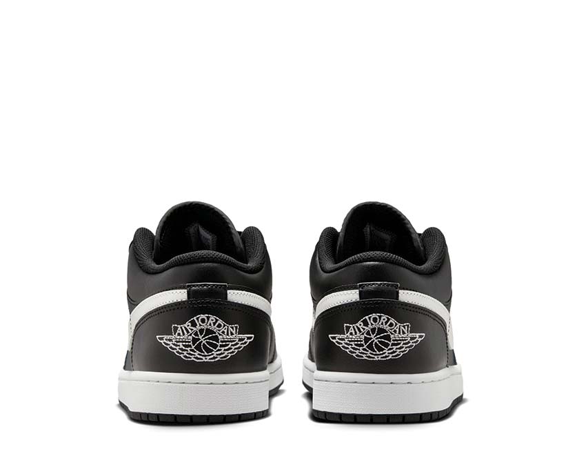  Air Jordan 1 Low Black / Summit White 553558-043 