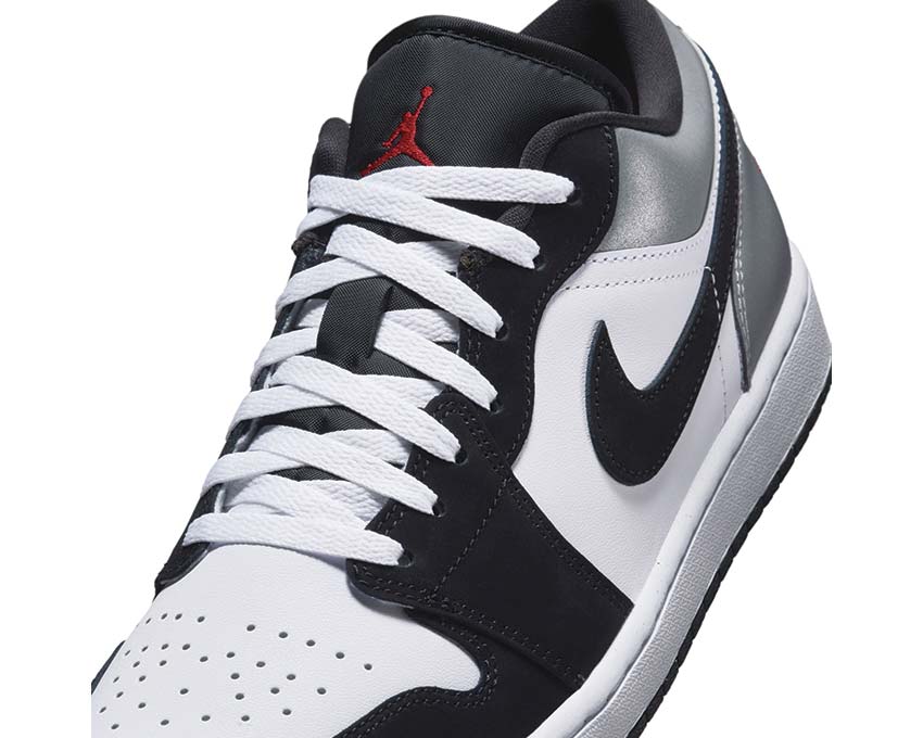 Air Jordan 1 Low SE White / Fire Red - Black - Matte Silver HF3148-106 