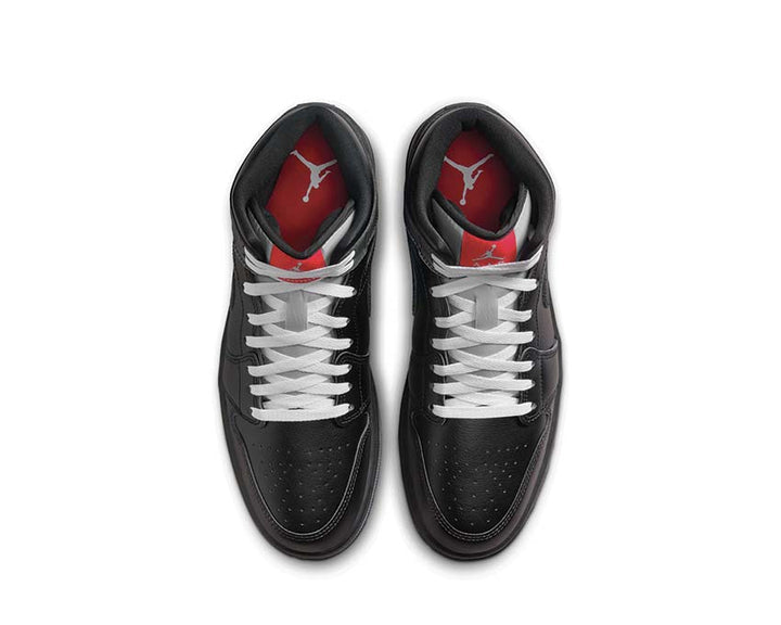 Air Jordan 1 Mid SE Black / Black - White - Wolf Grey HV5177-010