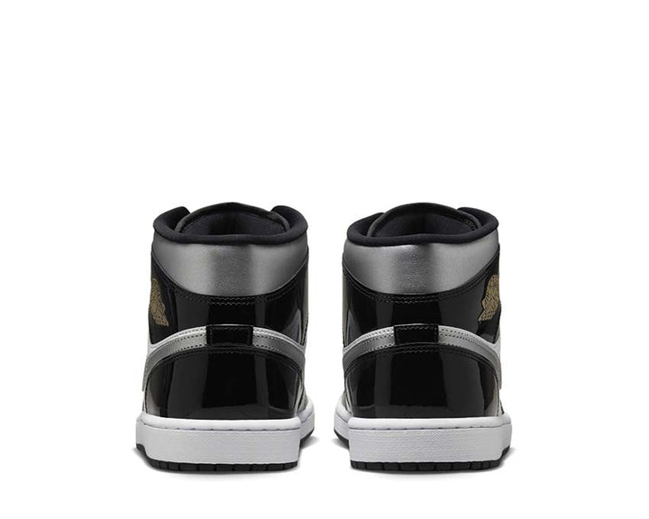 Air Jordan 1 Mid SE Black / Metallic Silver - White HV0789-010