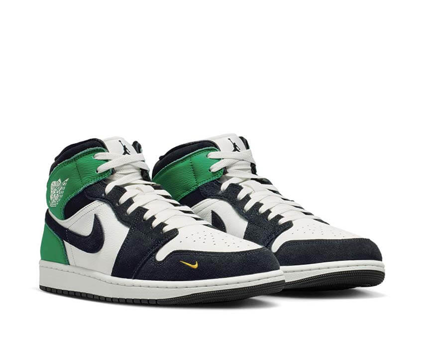 Air Jordan 1 Mid SE Lucky Green Men's Trainers | NOIRFONCE