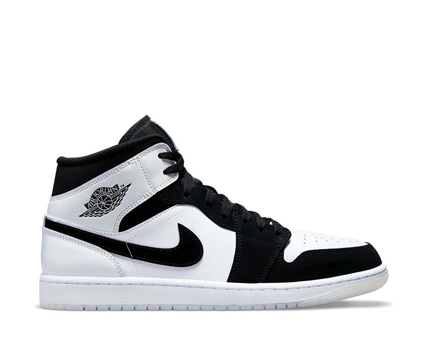  Air Jordan 1 Mid SE  White / Black - Multicolor DH6933-100