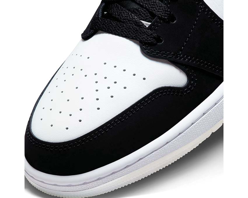  Air Jordan 1 Mid SE  White / Black - Multicolor DH6933-100
