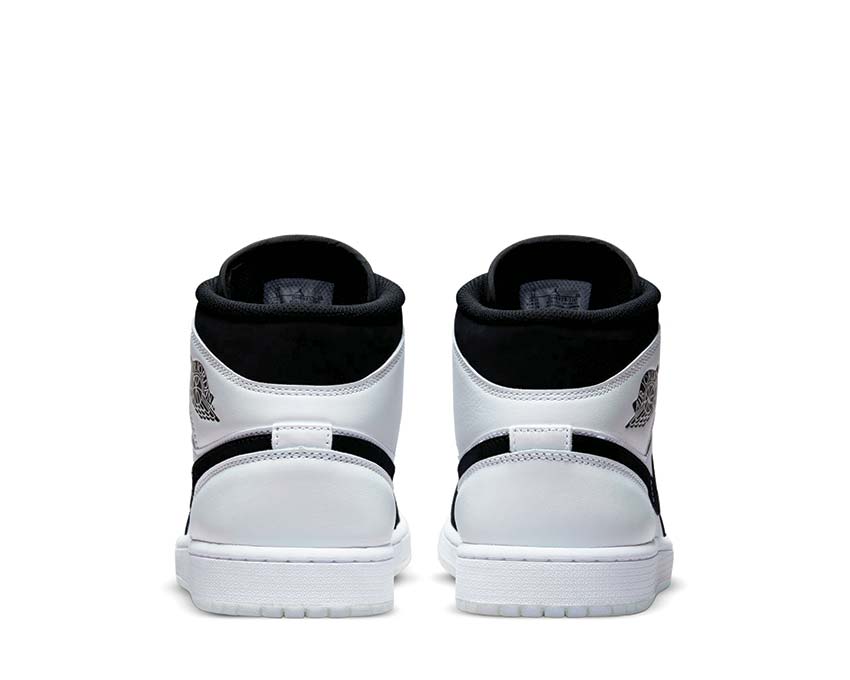  Air Jordan 1 Mid SE  White / Black - Multicolor DH6933-100