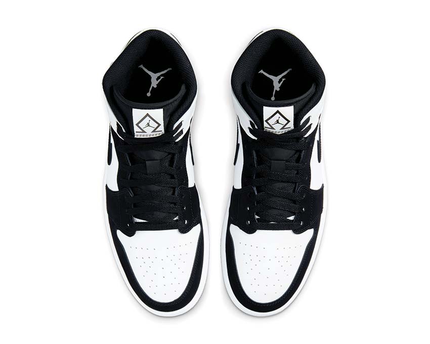  Air Jordan 1 Mid SE  White / Black - Multicolor DH6933-100