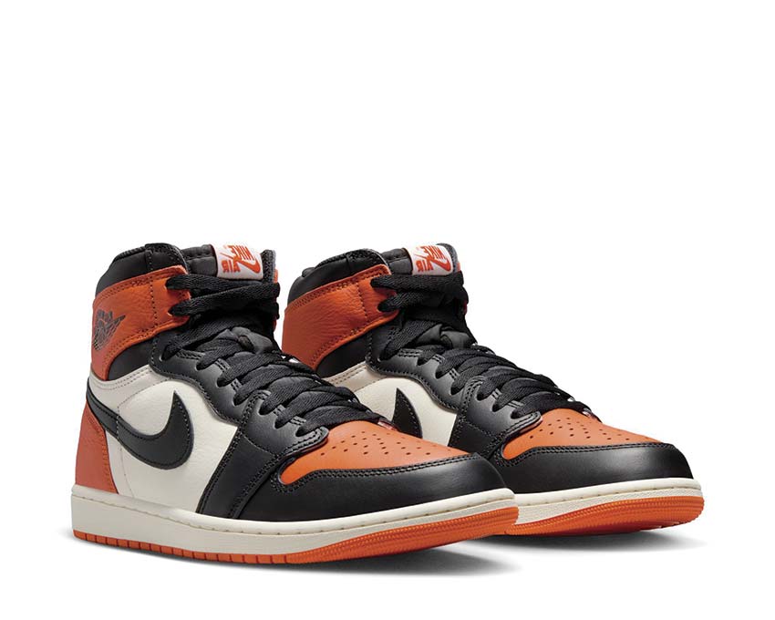 Air Jordan 1 Retro High OG Black / Black - Sail - Starfish DZ5485-008
