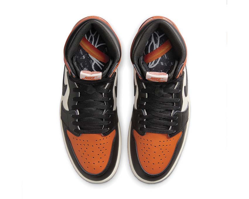 Air Jordan 1 Retro High OG Black / Black - Sail - Starfish DZ5485-008