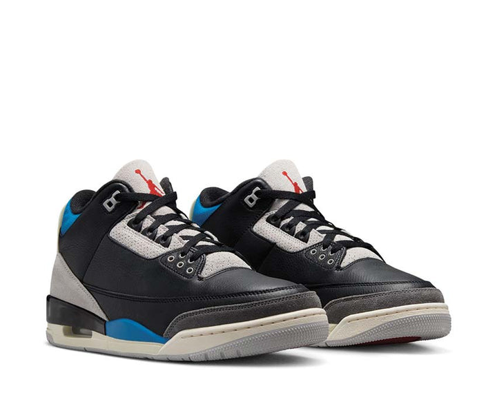 Air Jordan 3 Retro "Rare Air" Black / Chile Red - Neutral Grey IB8967-004