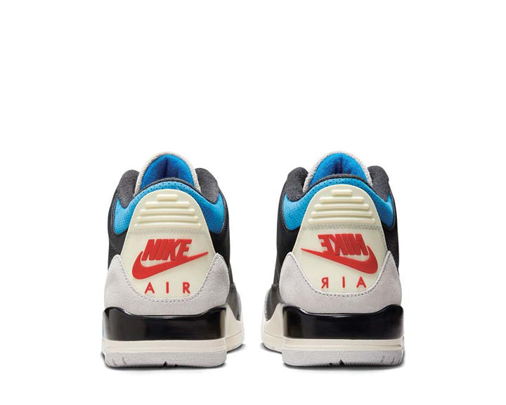 Air Jordan 3 Retro "Rare Air" Black / Chile Red - Neutral Grey IB8967-004