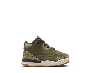 Air Jordan 3 Retro TD Family Affair — sneakers bambino pelle multicolore stampa elefante