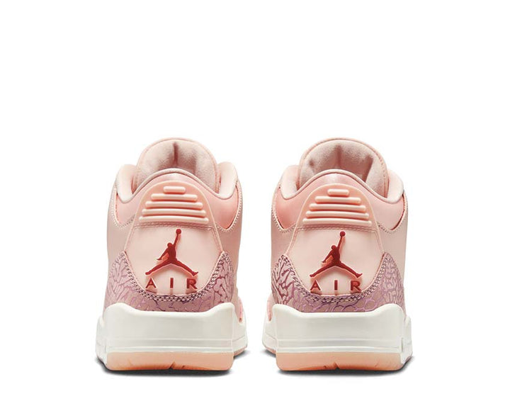 Air Jordan 3 Retro "Treat Yourself" Washed Coral / Gym Red - Sail HJ0178-600