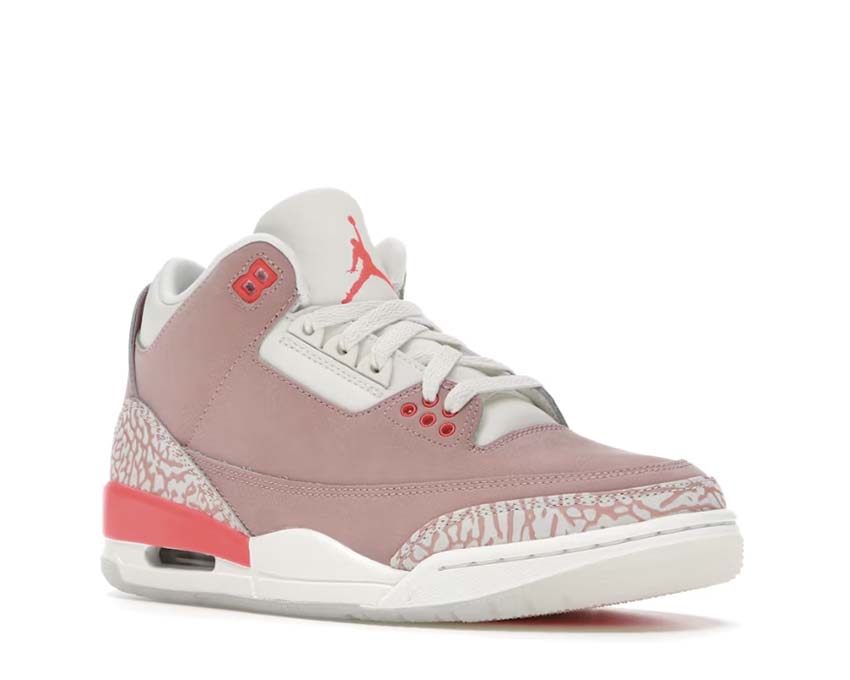 Air Jordan 3 Retro W Rust Pink / Bright Crimson - Sail CK9246-600