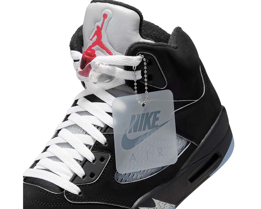 Air Jordan 5 Retro "Reimagined" Black / White - Metallic Silver - Fire Red HF3975-001