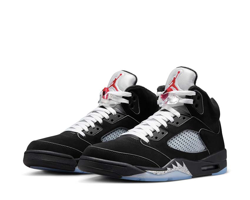 Air Jordan 5 Retro "Reimagined" Black / White - Metallic Silver - Fire Red HF3975-001