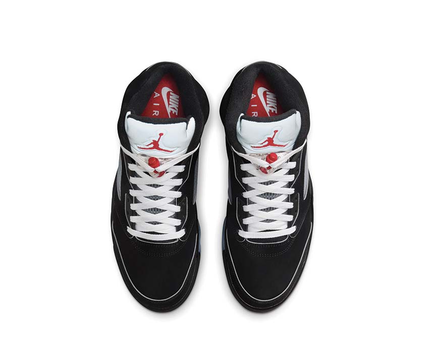 Air Jordan 5 Retro "Reimagined" Black / White - Metallic Silver - Fire Red HF3975-001