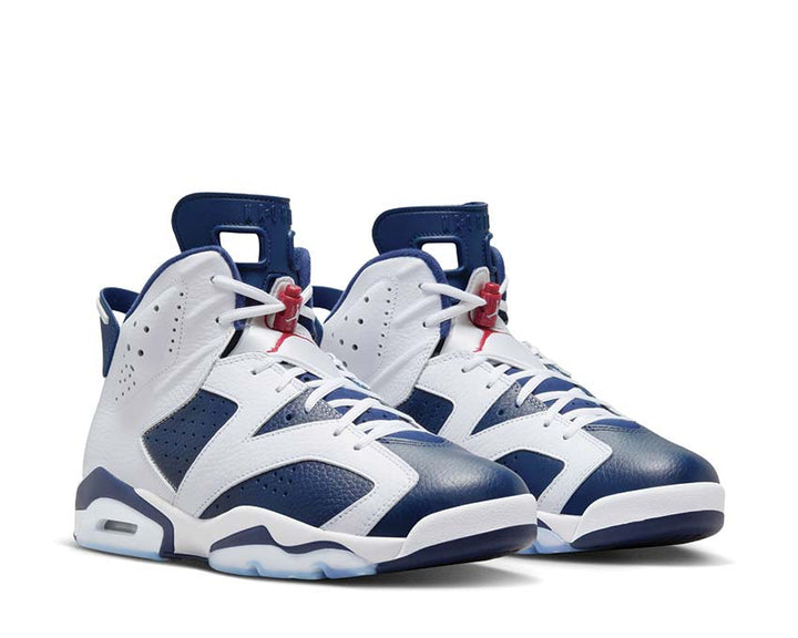Air Jordan 6 Retro White / Varsity Red - Midnight Navy CT8529-164