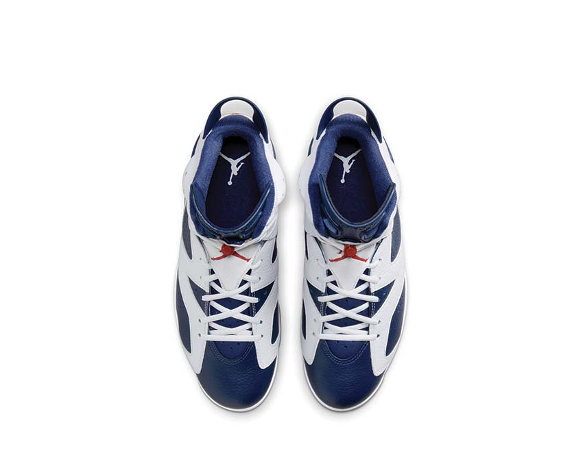 Air Jordan 6 Retro White / Varsity Red - Midnight Navy CT8529-164