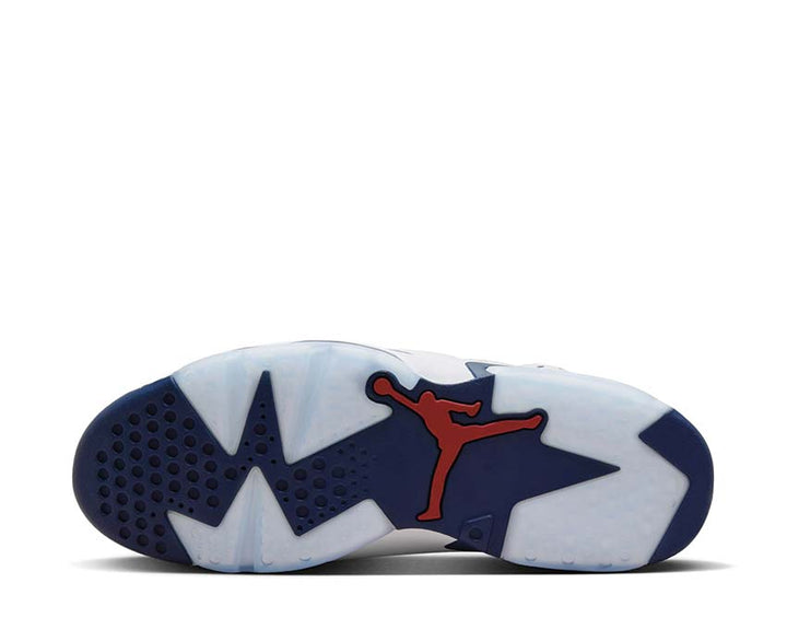 Air Jordan 6 Retro White / Varsity Red - Midnight Navy CT8529-164