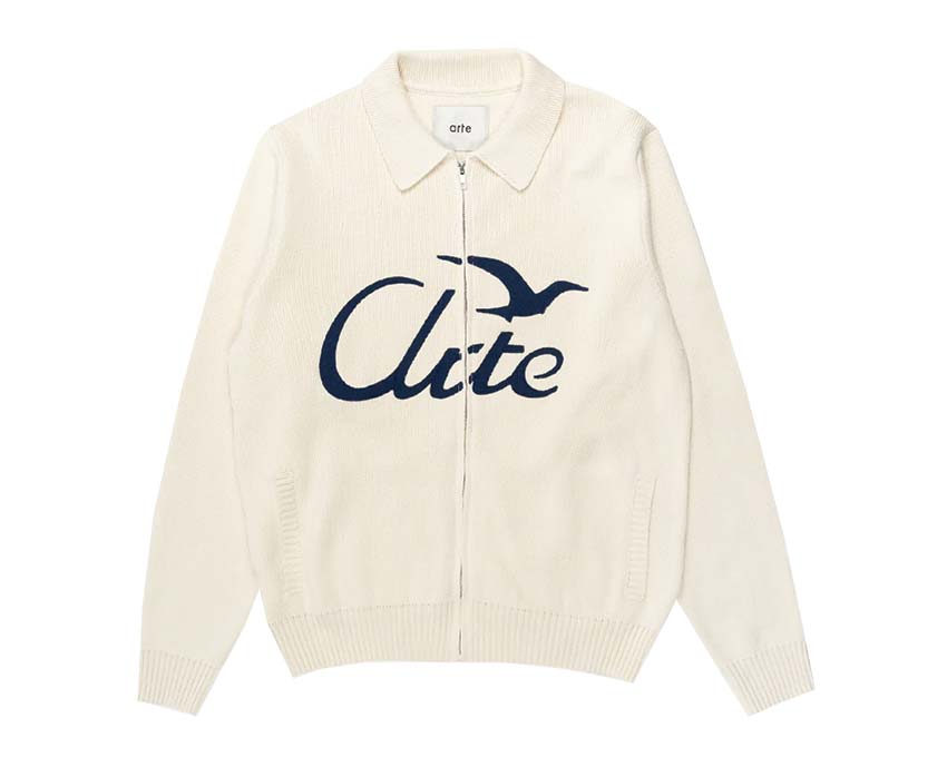 Arte Bird Logo Knit Cream SS25-044K