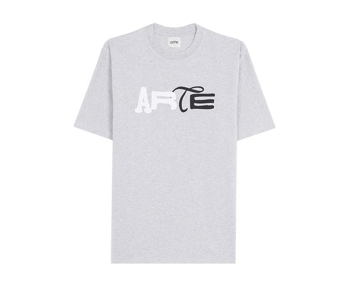 Arte Duo Print Logo T-Shirt Grey SS25-111T