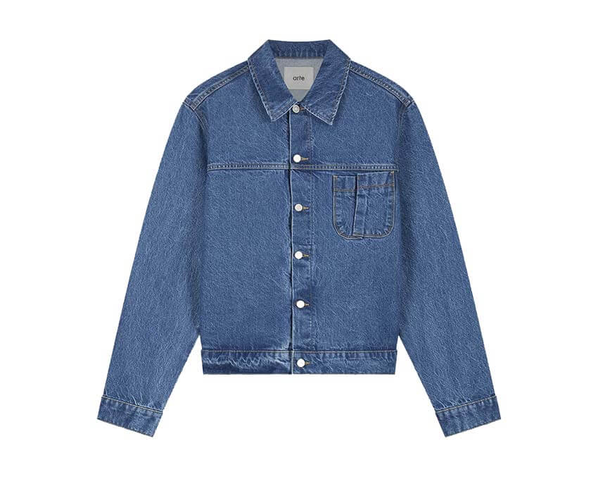 Arte Fold Pocket Denim Jacket SS26-071J
