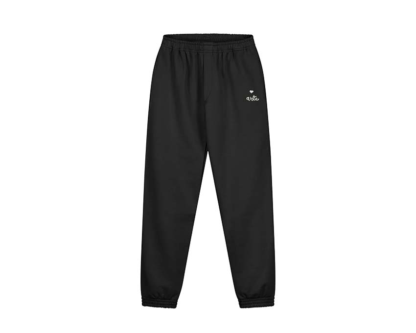 Arte Heart Logo Sweatpants Black SS25-173P