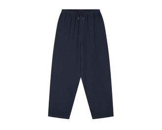 Arte Linen Pants Blu marino — pantaloni uomo lino vestibilità rilassata
