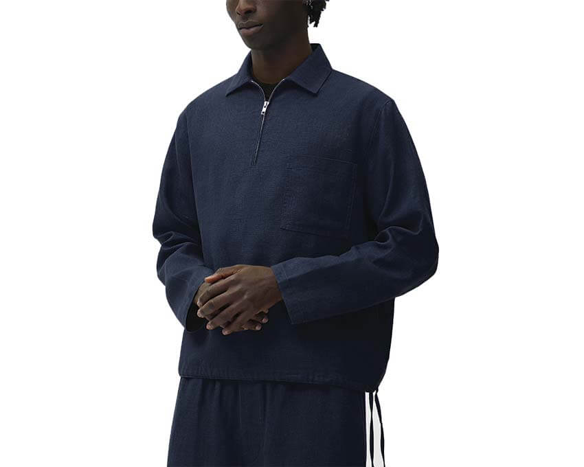 Arte Linen Quarter Zip Pullover SS26-011C-2