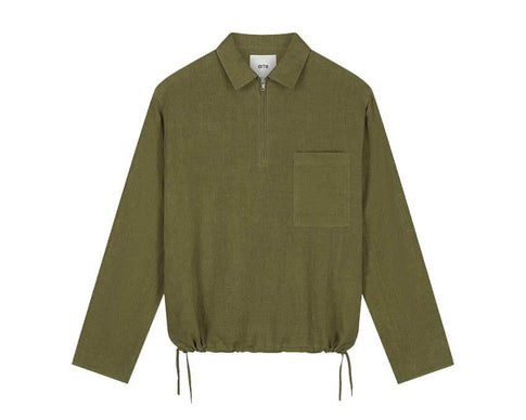 Arte Linen Quarter Zip Pullover SS26-011C