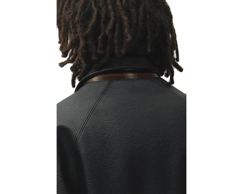 Arte Reversible Leather Uniform Jacket AW26-058J
