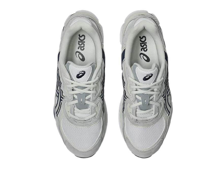 Asics Gel-NYC White Midnight Unisex Retro Sneakers | NOIRFONCE